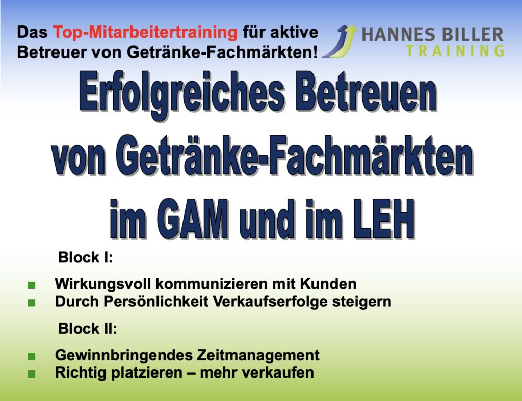 Seminare für die Getränkebranche 1